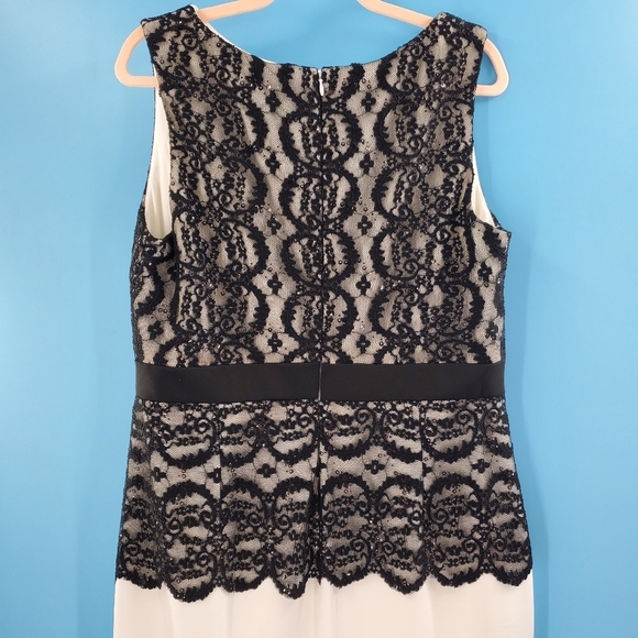 NEW Sangria black and white dress 16 - Picture 6 of 15